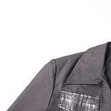 SUPER WHOLESALE | Graffiti Split Trench Coat