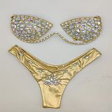 SUPER WHOLESALE | Rhinestone Beaded Bikini Set