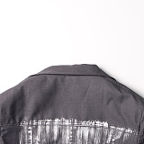 SUPER WHOLESALE | Graffiti Split Trench Coat