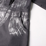 SUPER WHOLESALE | Graffiti Split Trench Coat