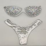 SUPER WHOLESALE | Rhinestone Beaded Bikini Set