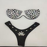 SUPER WHOLESALE | Rhinestone Beaded Bikini Set