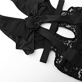 SUPER WHOLESALE | Halter Lace Jumpsuit