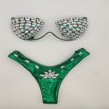 SUPER WHOLESALE | Rhinestone Beaded Bikini Set
