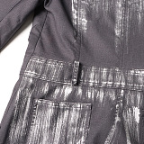 SUPER WHOLESALE | Graffiti Split Trench Coat