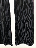 SUPER WHOLESALE | See through Zebra Pants Set