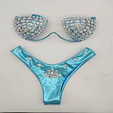 SUPER WHOLESALE | Rhinestone Beaded Bikini Set