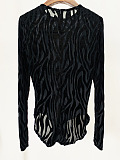 SUPER WHOLESALE | See through Zebra Pants Set