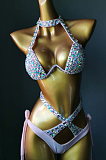 SUPER WHOLESALE | Cut-out Halter Bikini Set (pink)