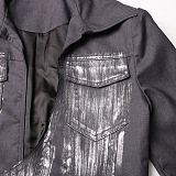 SUPER WHOLESALE | Graffiti Split Trench Coat