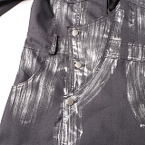 SUPER WHOLESALE | Graffiti Split Trench Coat