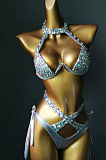 SUPER WHOLESALE | Cut-out Halter Bikini Set (gold)