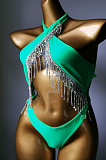 SUPER WHOLESALE | Fringe Halter Bikini Set