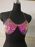 SUPER WHOLESALE |  Metal Leaf Bra Chain