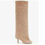 SUPER WHOLESALE | Slip-on Knee-high Boots