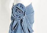SUPER WHOLESALE |  Denim Set with Skirt