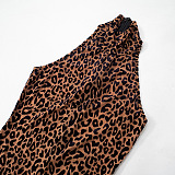 SUPER WHOLESALE |  Leopard Jumpsuit with Gloves