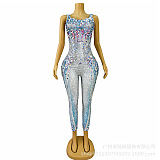 SUPER WHOLESALE |  Seashell Rhinestone Jumpsuit In Multi