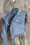 SUPER WHOLESALE |  Denim Set with Vest