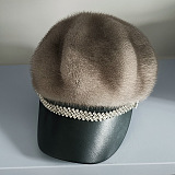 SUPER WHOLESALE |  Furry Cap(Animal fur)