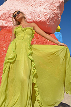 SUPER WHOLESALE | Strapless Long Dress