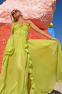 SUPER WHOLESALE | Strapless Long Dress