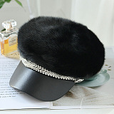 SUPER WHOLESALE |  Furry Cap(Animal fur)