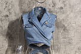 SUPER WHOLESALE |  Denim Set with Vest