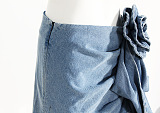 SUPER WHOLESALE |  Denim Set with Skirt