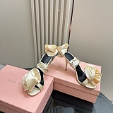 SUPER WHOLESALE |  Lace Up Rose Heels
