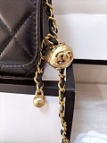 SUPER WHOLESALE |  Wallet on Chain in Black（top quality)