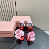 SUPER WHOLESALE |  Lace Up Rose Heels