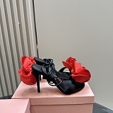 SUPER WHOLESALE |  Lace Up Rose Heels