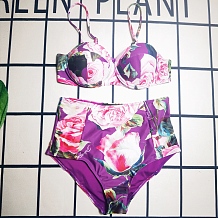 SUPER WHOLESALE |  Floral Printed 2 piece Bikini