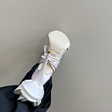 SUPER WHOLESALE |  Lace Up Rose Heels
