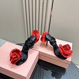 SUPER WHOLESALE |  Lace Up Rose Heels