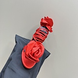 SUPER WHOLESALE |  Lace Up Rose Heels