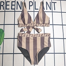 SUPER WHOLESALE |  Stripy 2 piece Swimwear