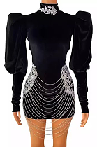 SUPER WHOLESALE |  Lantern Shoulder Dress