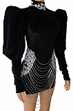 SUPER WHOLESALE |  Lantern Shoulder Dress