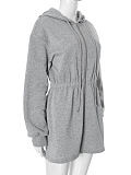 SUPER WHOLESALE | Hoodie Drawstring Dress