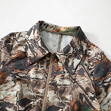 SUPER WHOLESALE | Camo Zip Up Romper