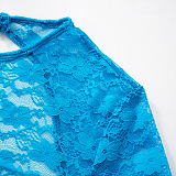 SUPER WHOLESALE | Cut-out Lace Jumpsuit