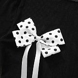SUPER WHOLESALE | Polka Dot Pants Set with Bows Top