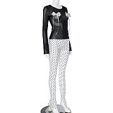 SUPER WHOLESALE | Polka Dot Pants Set with Bows Top