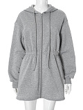 SUPER WHOLESALE | Hoodie Drawstring Dress
