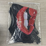 SUPER WHOLESALE | Lips Printed Sweater Top