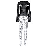 SUPER WHOLESALE | Polka Dot Pants Set with Bows Top
