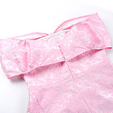 SUPER WHOLESALE | Strapless Big Bow Dress