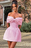 SUPER WHOLESALE | Strapless Big Bow Dress